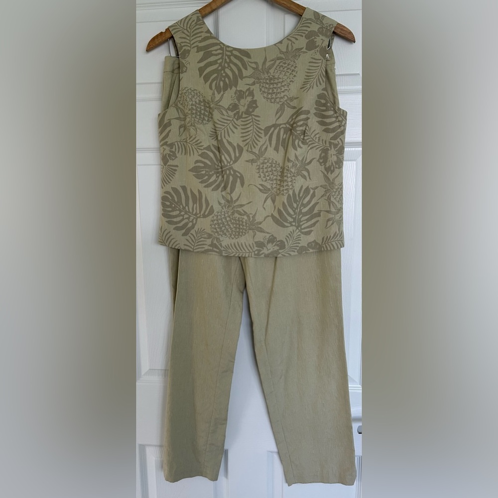 Tommy Bahama vintage silk 3 piece pants suit